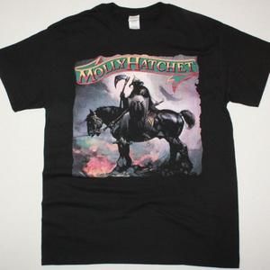 Molly Hatchet 1978 New Black T Shirt